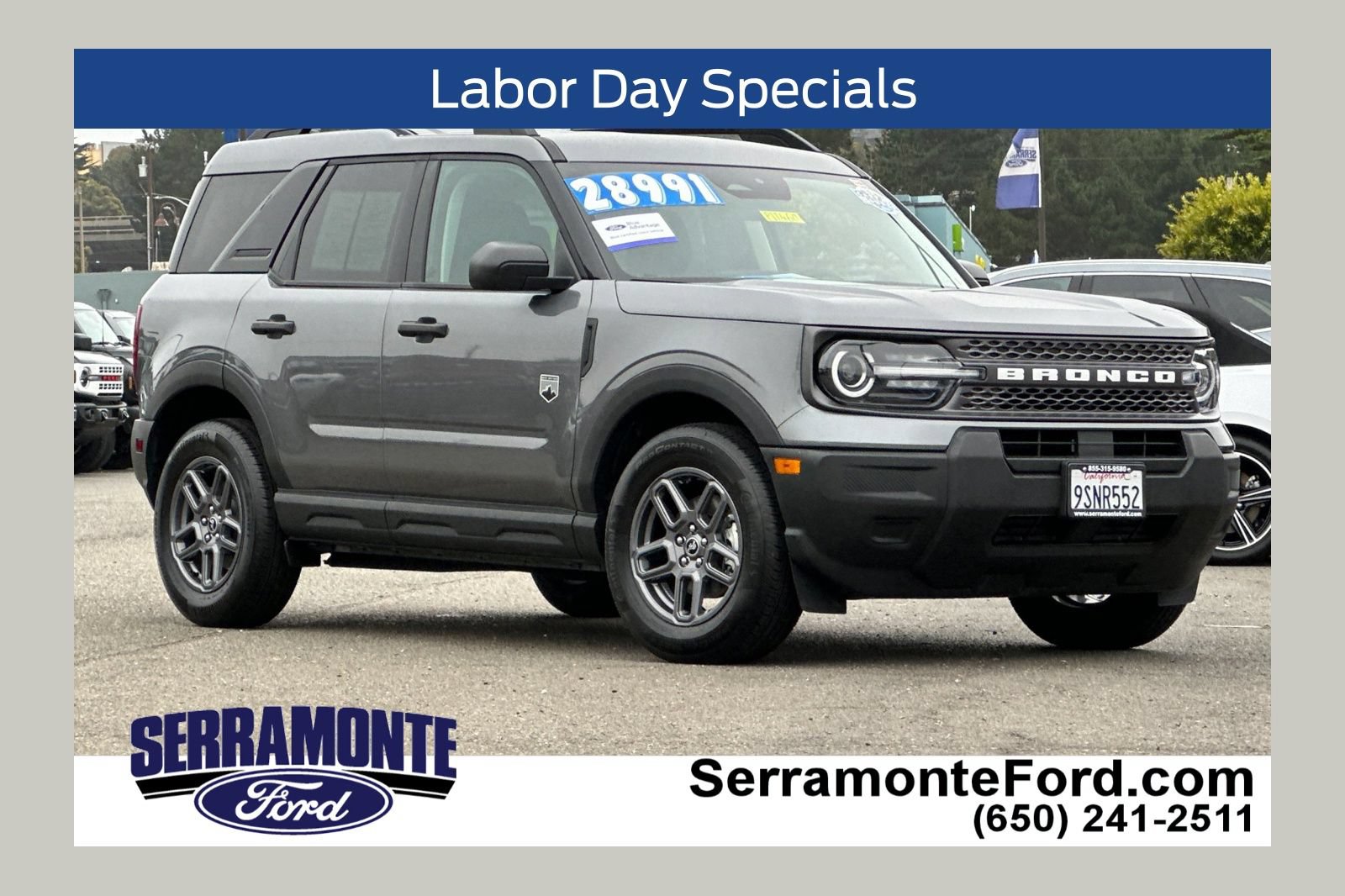 Certified 2025 Ford Bronco Sport Big Bend