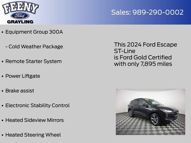 Certified 2024 Ford Escape ST-Line AWD/4WD image 14