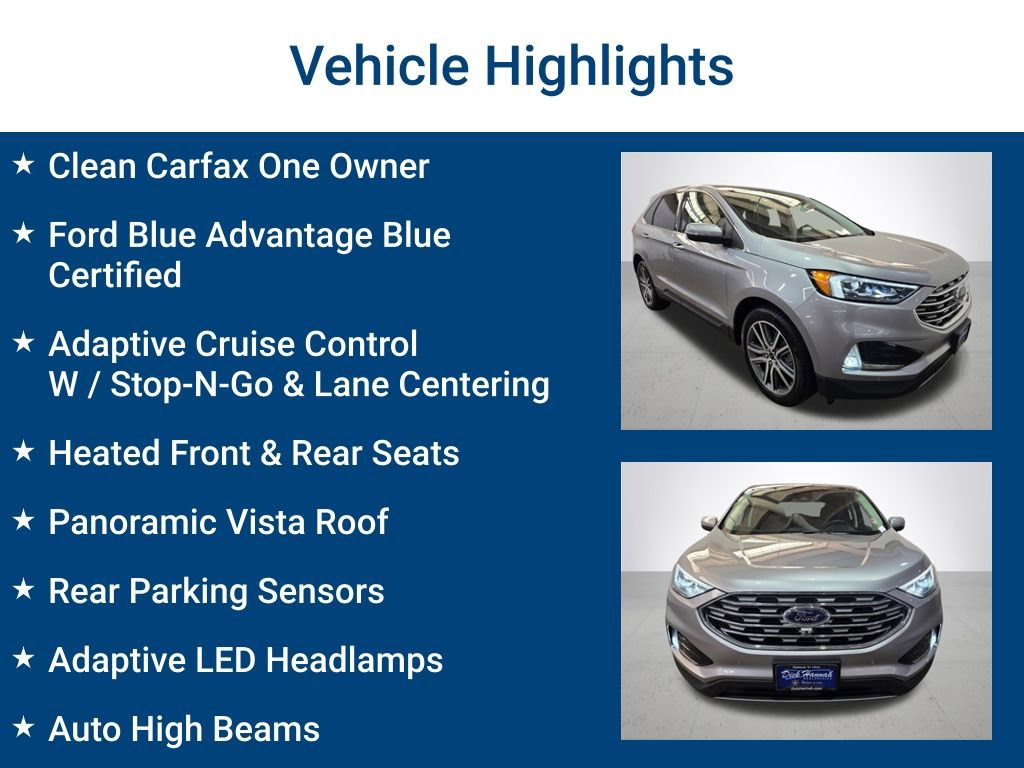 Certified 2024 Ford Edge Titanium w/ Equipment Group 301A AWD/4WD image 3