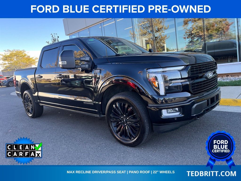 Certified 2024 Ford F150 Platinum w/ Equipment Group 702A High
