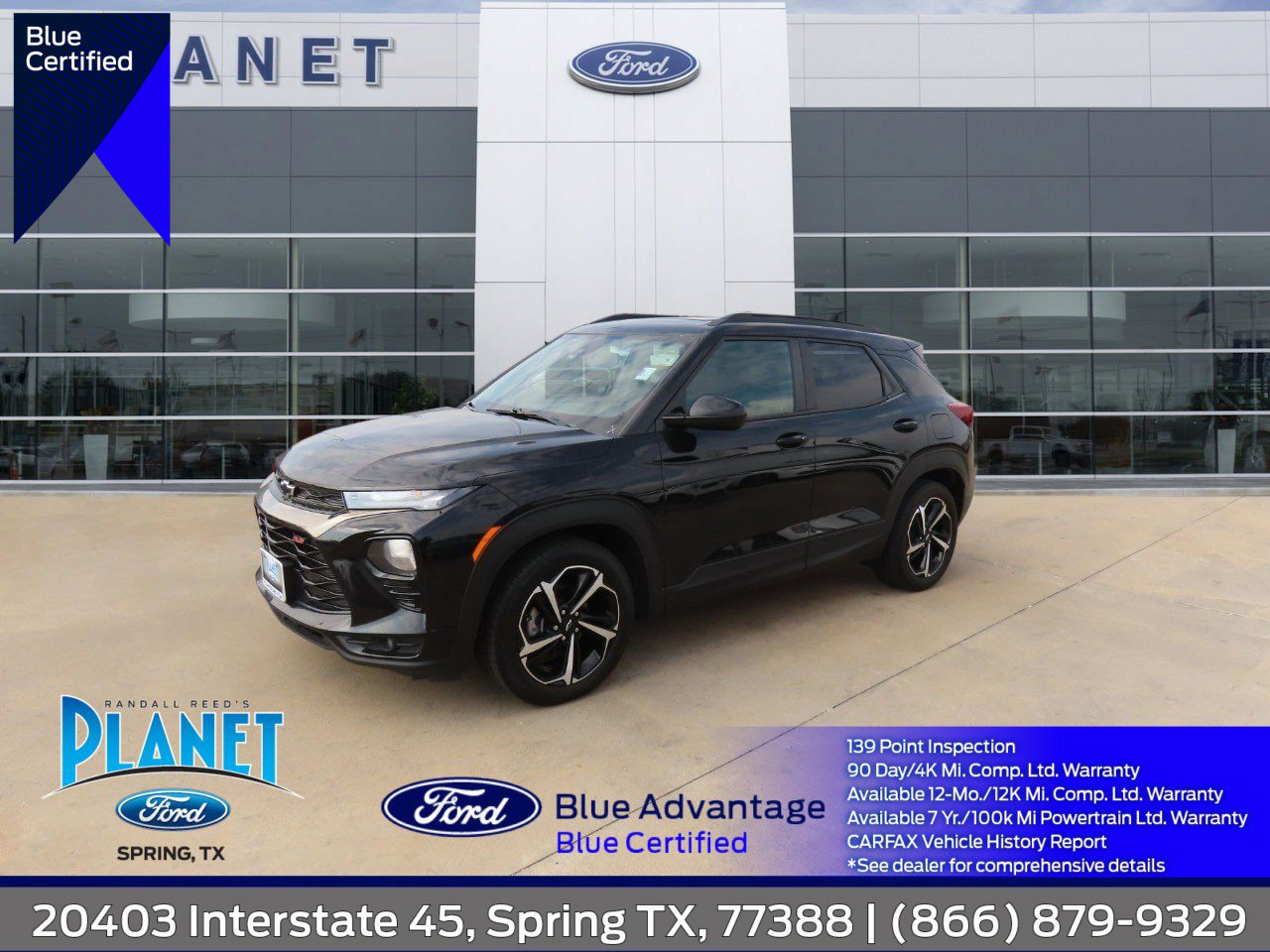 Used 2022 Chevrolet TrailBlazer RS w/ Sun and Liftgate Package image 1