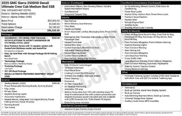 Used 2025 GMC Sierra 2500 Denali Ultimate image 8