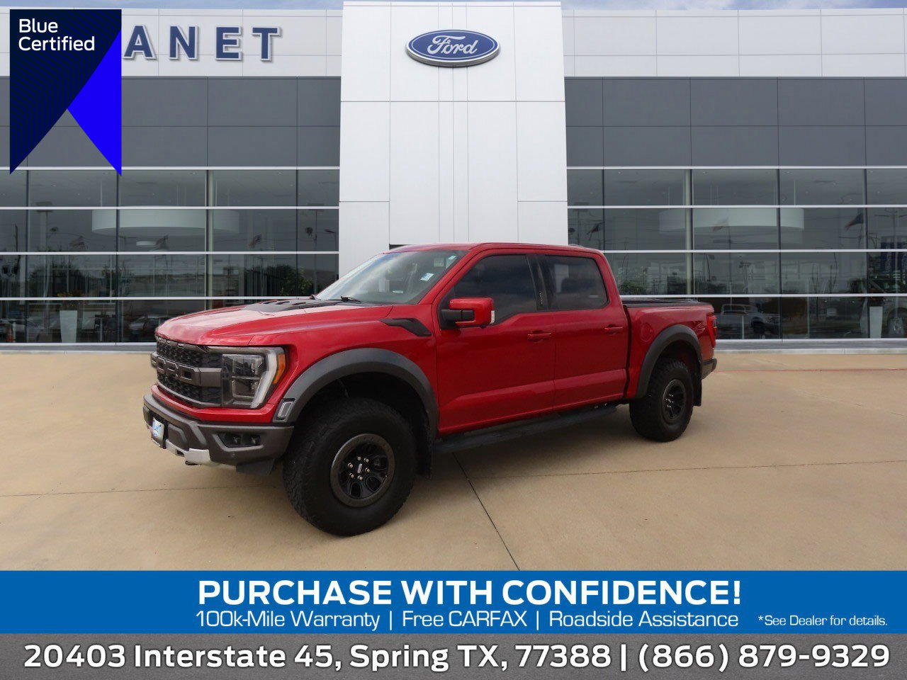 Certified 2022 Ford F150 Raptor w/ Equipment Group 801A High image 1