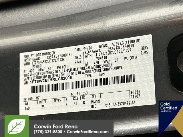 Certified 2024 Ford F250 XLT w/ Black Appearance Package AWD/4WD image 37