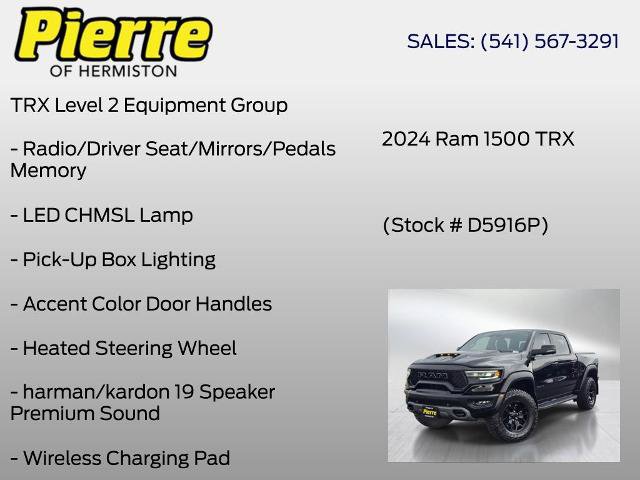 Used 2024 RAM 1500 TRX w/ TRX Level 2 Equipment Group AWD/4WD image 24