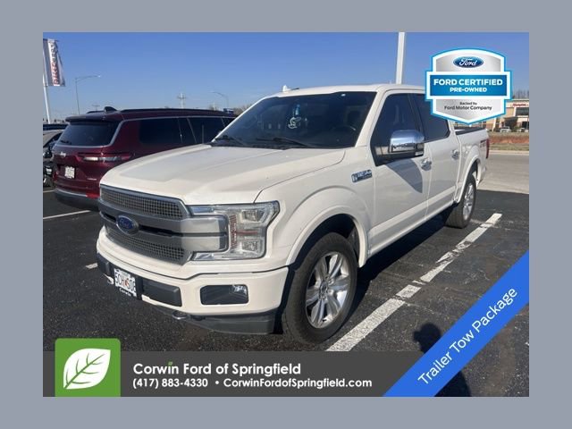 Certified 2018 Ford F150 Platinum w/ Equipment Group 701A Luxury