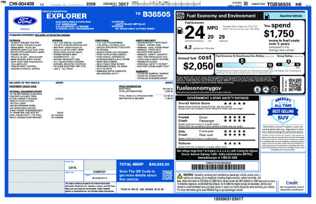 Certified 2026 Ford Explorer Active w/ Active Comfort Package RWD image 29