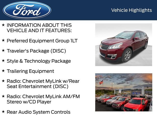 Used 2017 Chevrolet Traverse LT w/ Traveler's Package AWD/4WD image 6