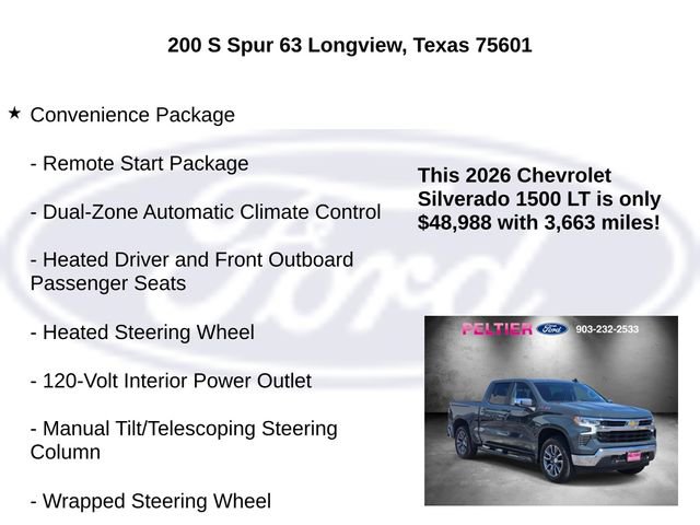 Used 2026 Chevrolet Silverado 1500 LT w/ Z71 Off-Road Package image 30