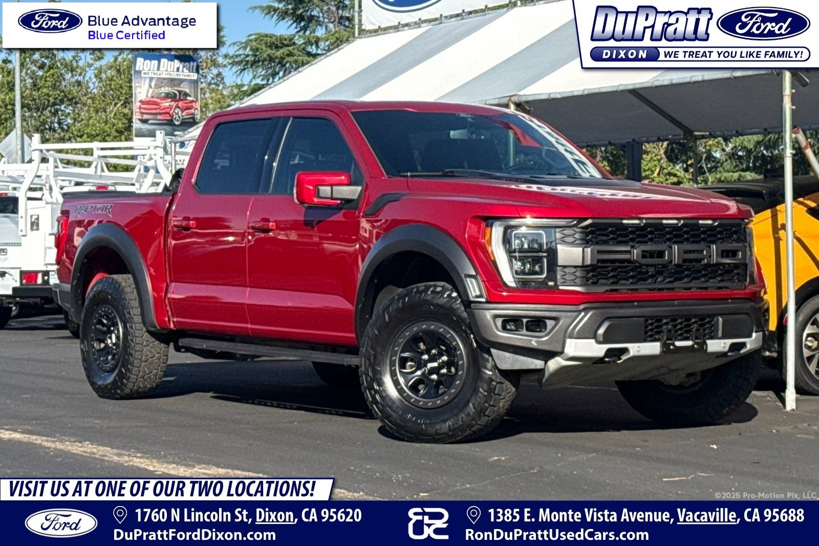 Certified 2022 Ford F150 Raptor w/ Equipment Group 801A High AWD/4WD image 1