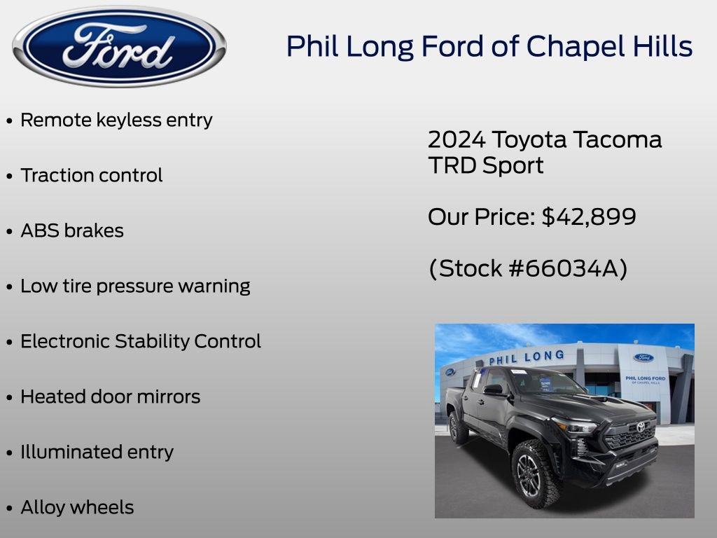 Used 2024 Toyota Tacoma TRD Sport AWD/4WD image 35