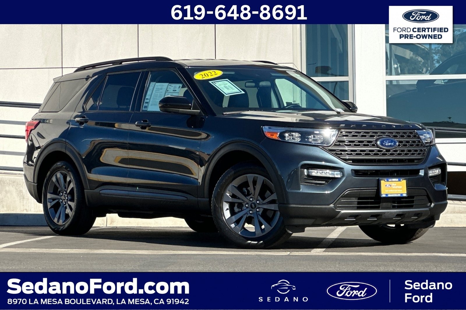 Certified 2022 Ford Explorer XLT w/ Equipment Group 202A