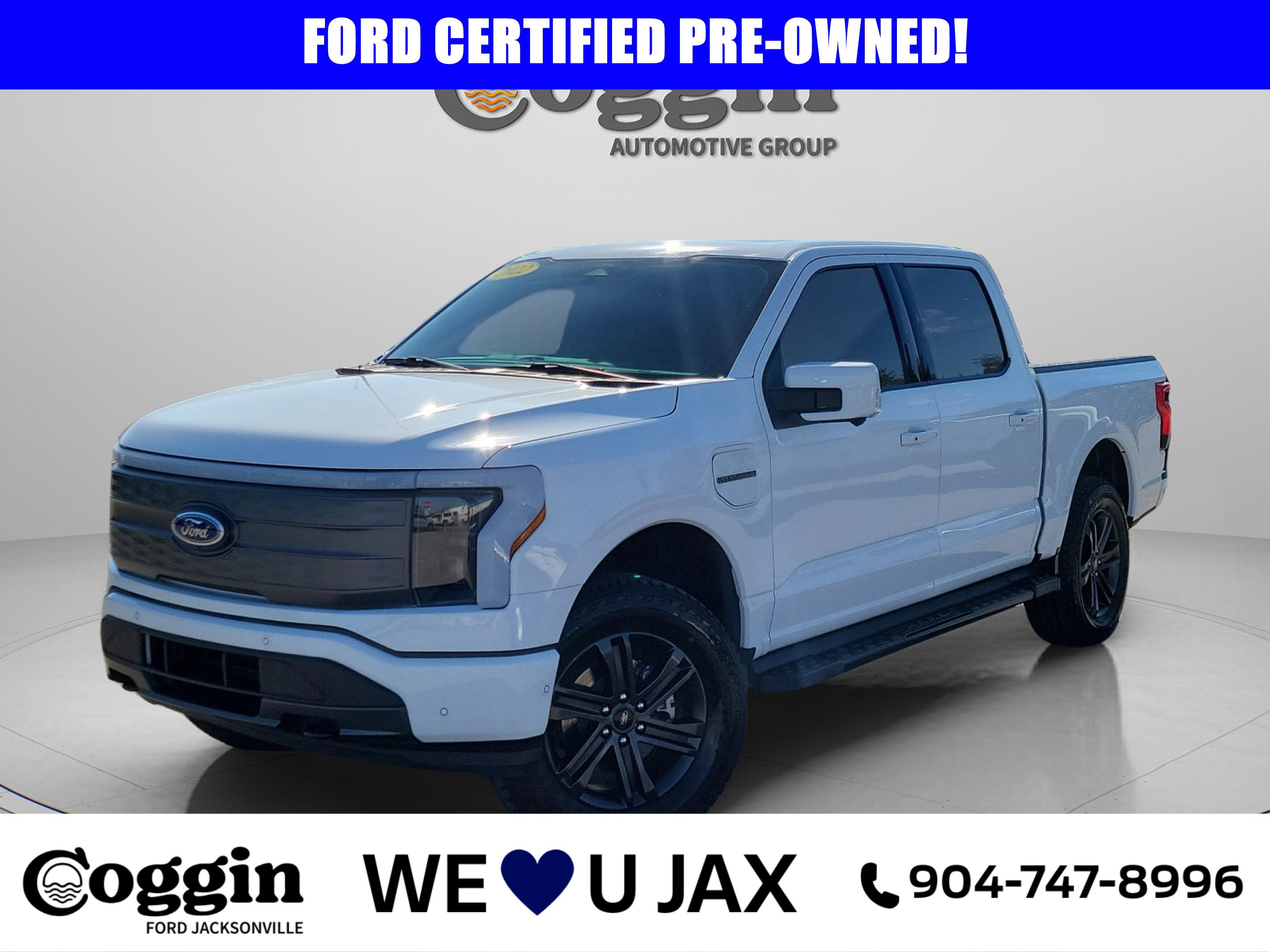 Certified 2022 Ford F150 Lightning Lariat w/ Equipment Group 511A High