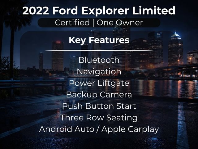 Certified 2022 Ford Explorer Limited w/ Equipment Group 301A image 13