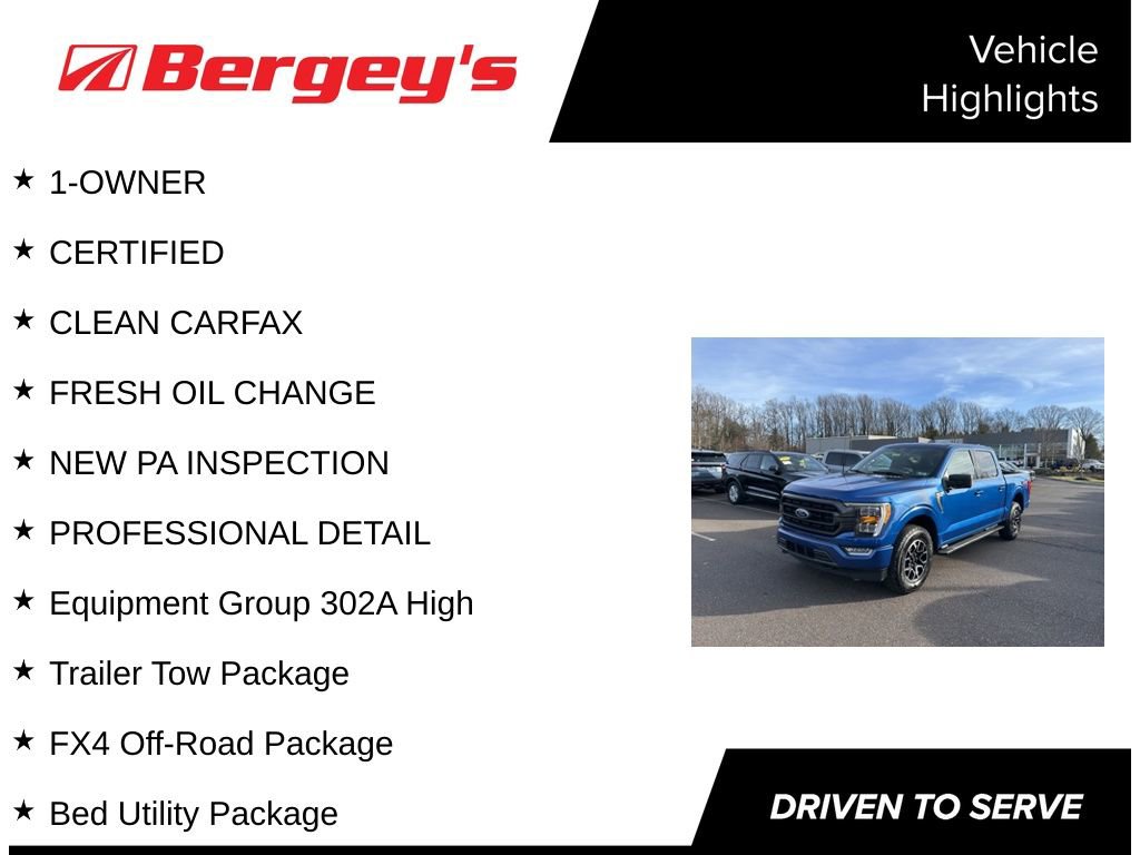 Certified 2023 Ford F150 XLT w/ Equipment Group 302A High image 5