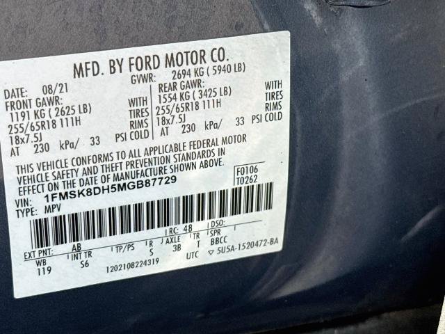 Certified 2021 Ford Explorer XLT w/ Equipment Group 202A AWD/4WD image 24