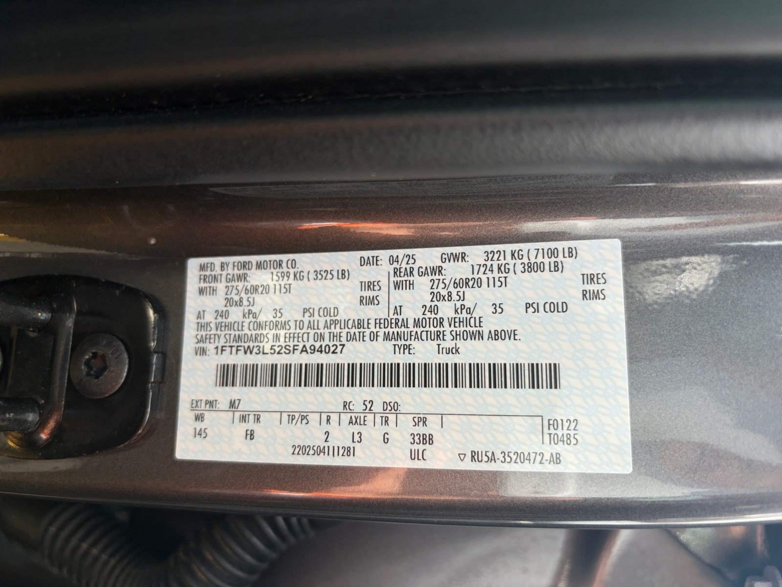 Certified 2025 Ford F150 XLT w/ Equipment Group 302A MID AWD/4WD image 25