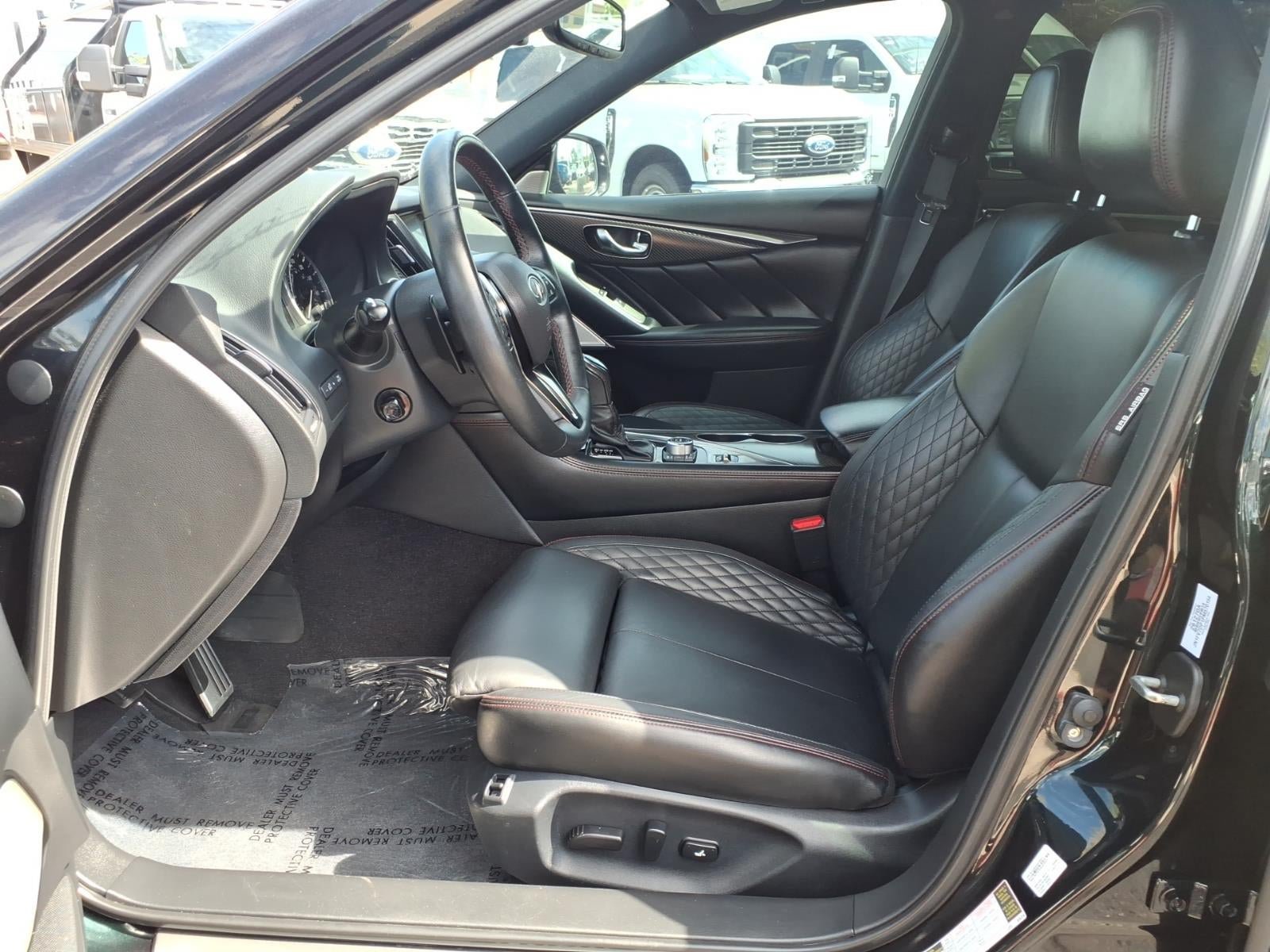 Used 2023 INFINITI Q50 Red Sport 400 w/ Black Opal Edition RWD image 22