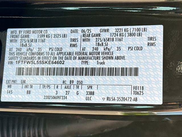 Certified 2025 Ford F150 Lariat AWD/4WD image 24
