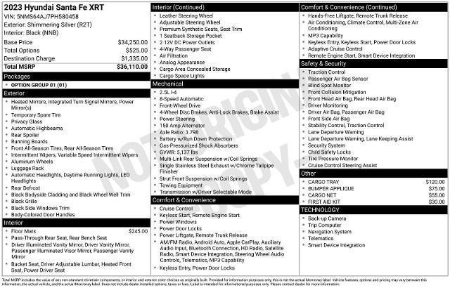 Used 2023 Hyundai Santa Fe XRT FWD image 15