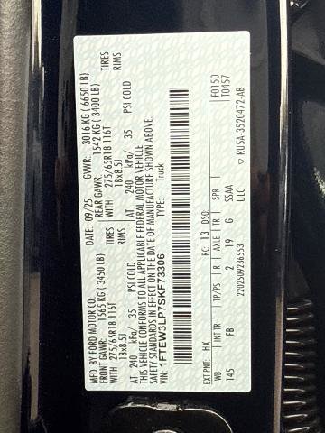 Certified 2025 Ford F150 XLT w/ Equipment Group 302A MID AWD/4WD image 13