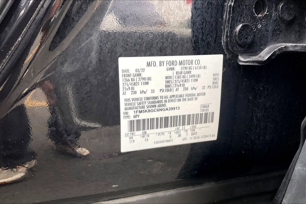 Certified 2022 Ford Explorer ST w/ Equipment Group 401A AWD/4WD image 31