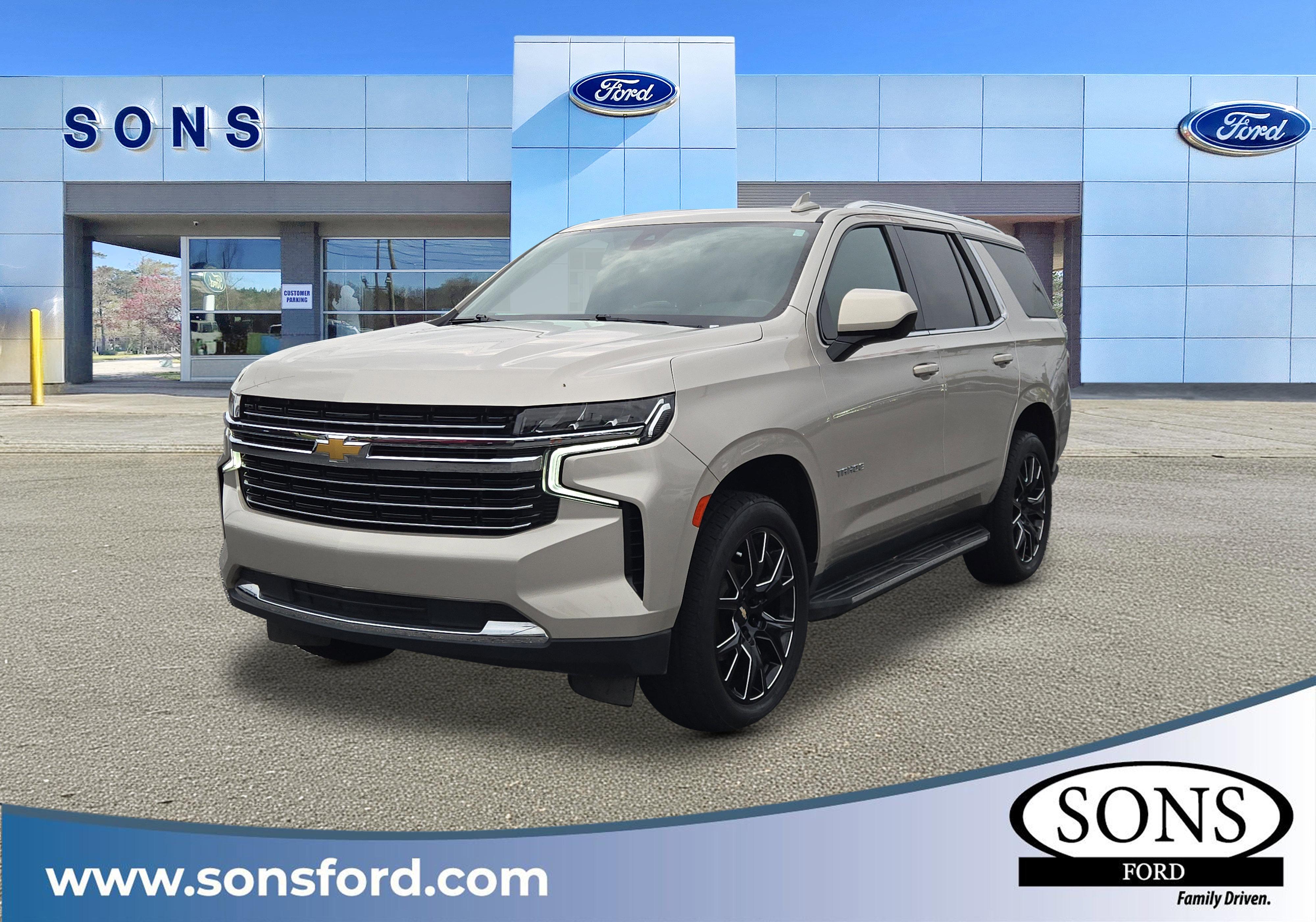 Used 2021 Chevrolet Tahoe LT w/ Rear Media and Nav Package
