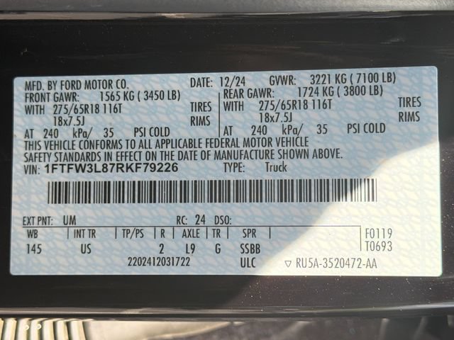 Certified 2024 Ford F150 XLT w/ Equipment Group 302A MID AWD/4WD image 36