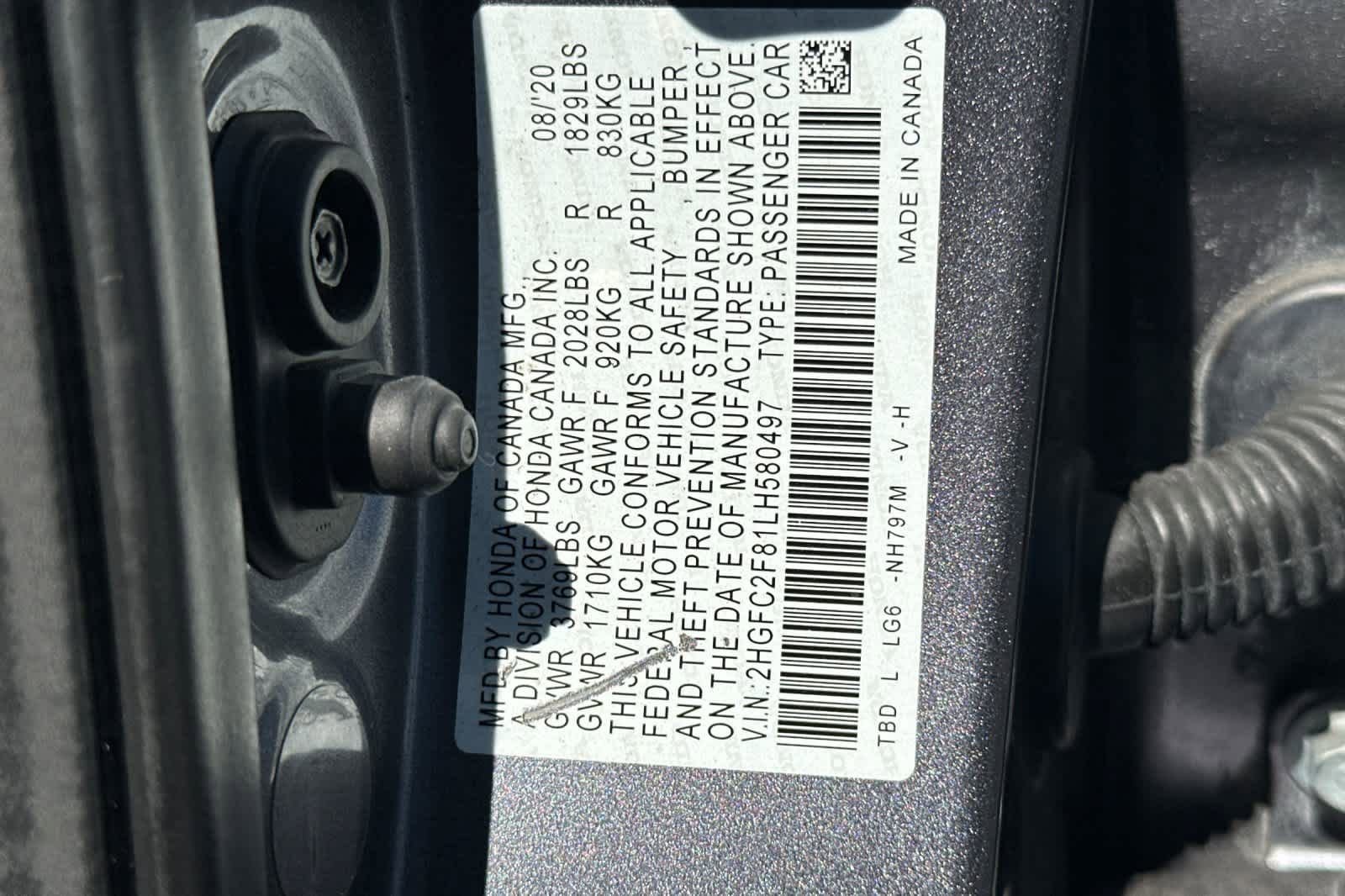 Used 2020 Honda Civic Sport image 28