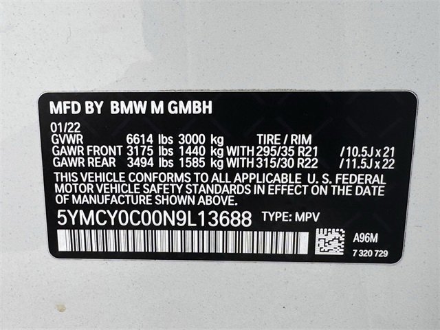 Used 2022 BMW X6 M w/ Competition Package image 32