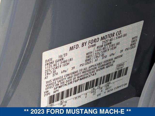 Certified 2023 Ford Mustang Mach-E Premium w/ Mustang Nite Pony Package image 23