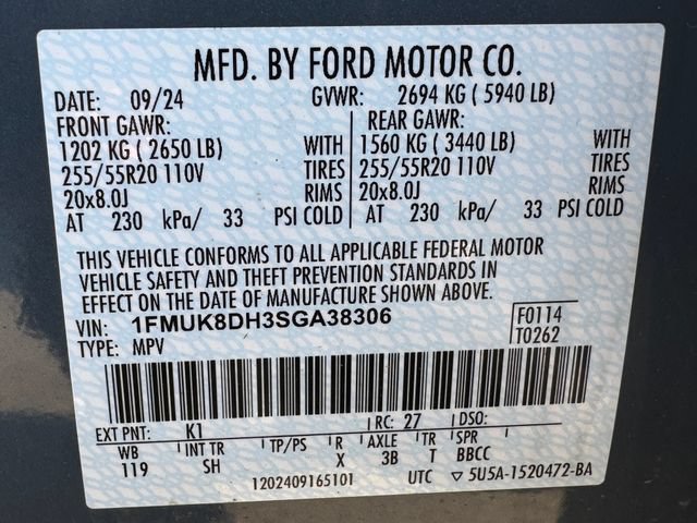 Certified 2025 Ford Explorer Active w/ Active Comfort Package AWD/4WD image 13