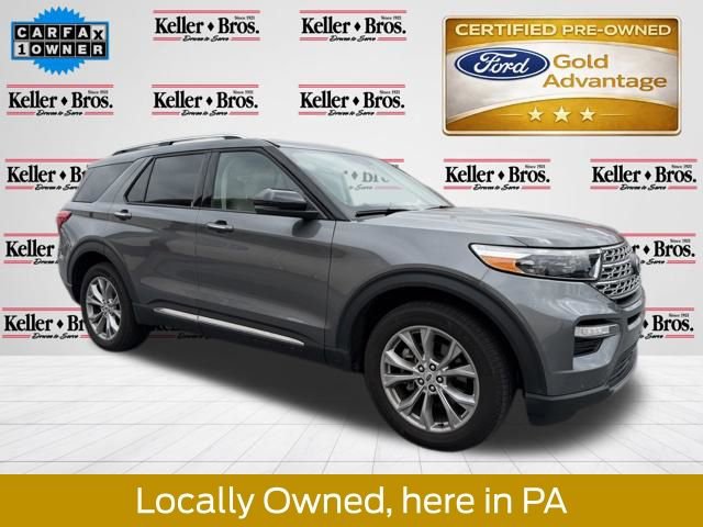 Certified 2023 Ford Explorer Limited w/ Limited Technology Package AWD/4WD image 1