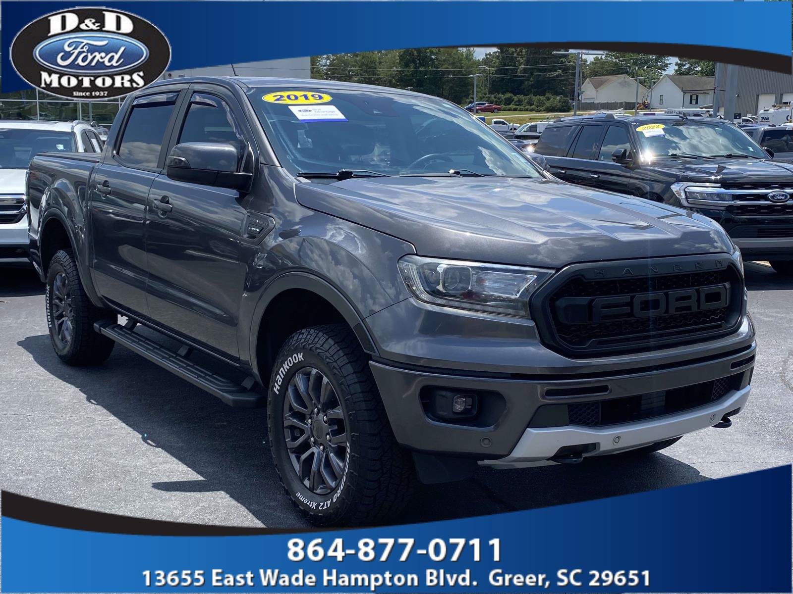 Certified 2019 Ford Ranger Lariat w/ Equipment Group 501A Mid AWD/4WD image 1