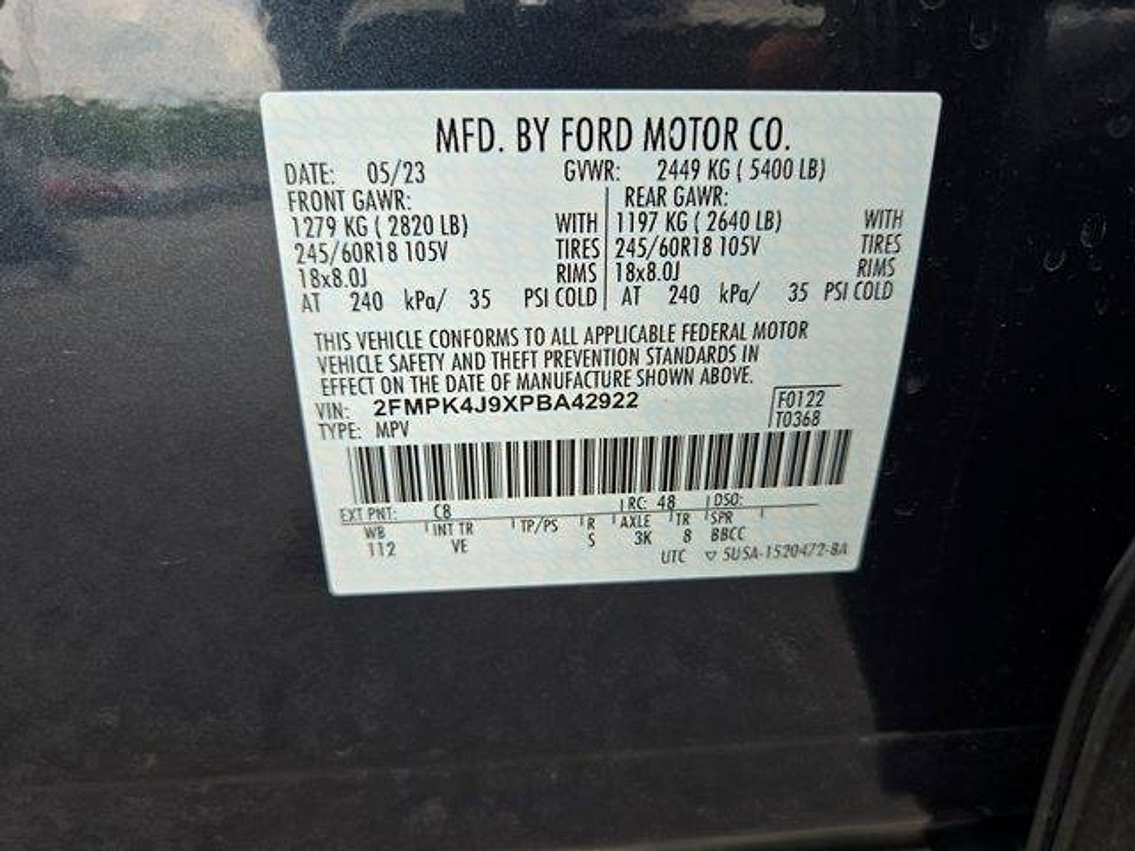 Certified 2023 Ford Edge SEL w/ Convenience Package AWD/4WD image 27