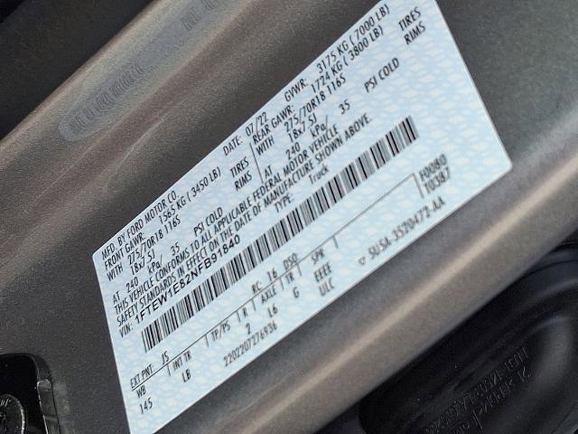 Certified 2022 Ford F150 Tremor w/ Equipment Group 401A Mid image 27