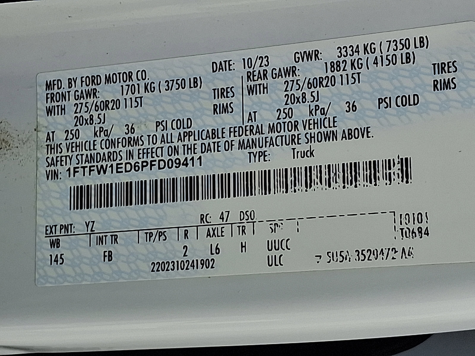 Certified 2023 Ford F150 XLT w/ Equipment Group 302A High image 26