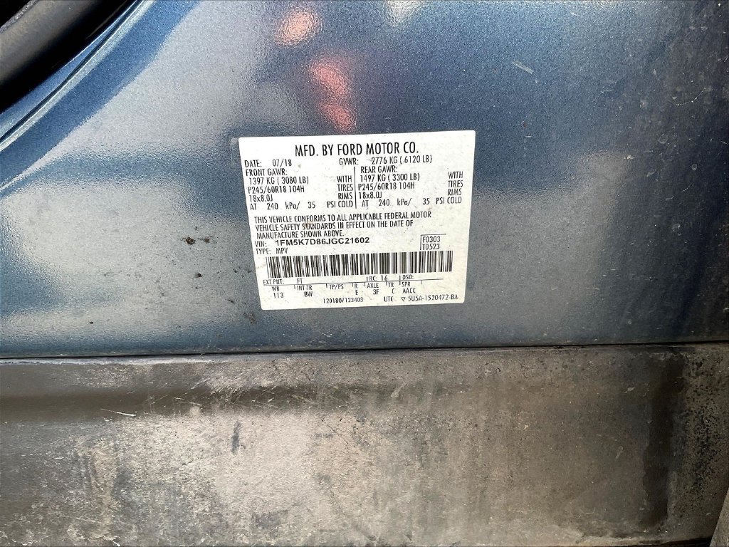 Certified 2018 Ford Explorer XLT w/ Equipment Group 202A FWD image 9