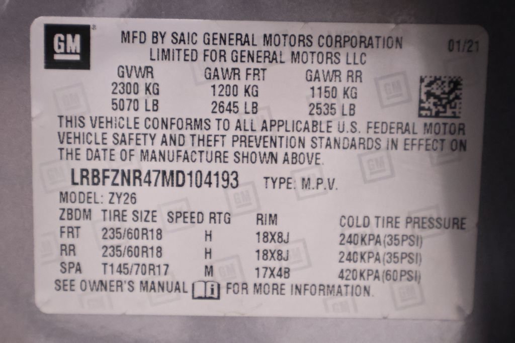Used 2021 Buick Envision Essence FWD image 39