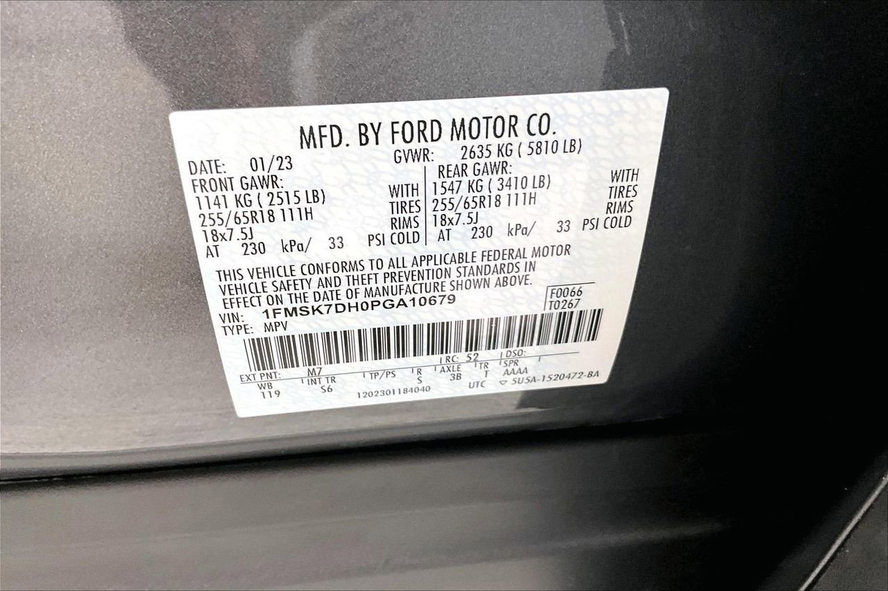 Certified 2023 Ford Explorer XLT w/ Equipment Group 202A image 34