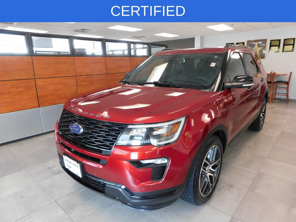 Certified 2019 Ford Explorer Sport w/ Equipment Group 401A AWD/4WD image 1