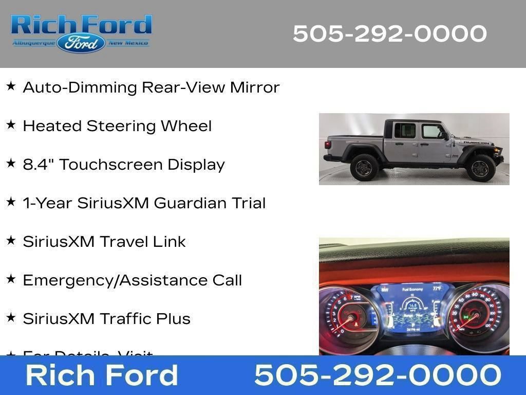 Used 2021 Jeep Gladiator Rubicon AWD/4WD image 53