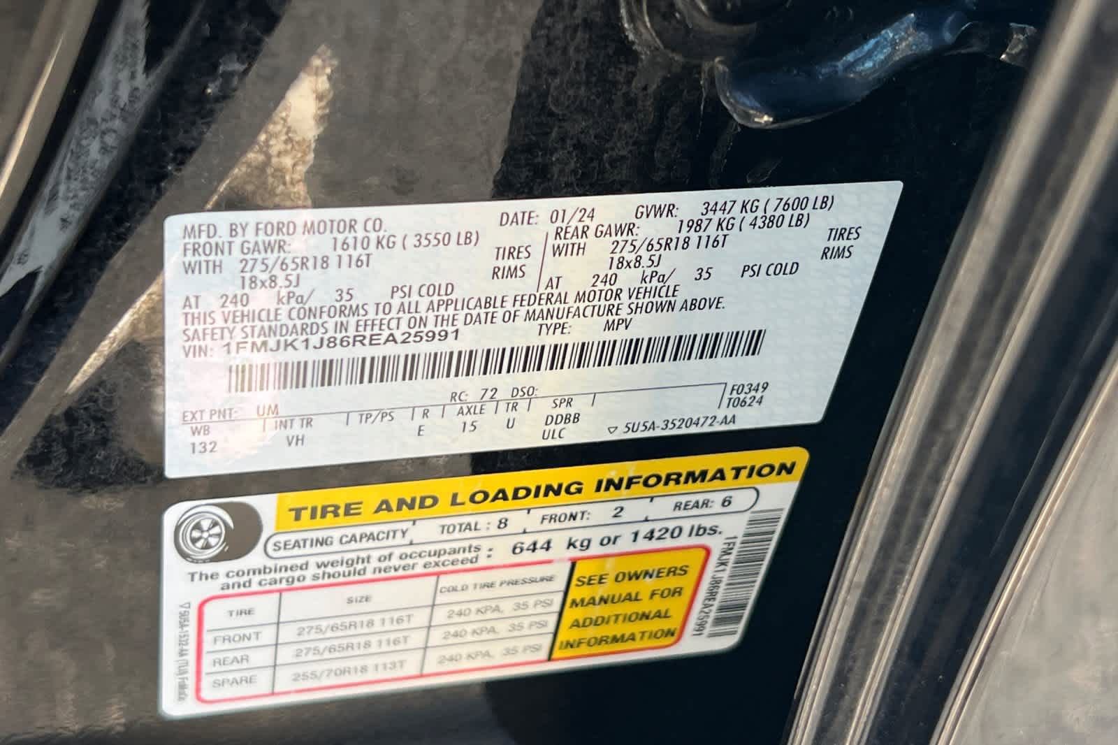 Certified 2024 Ford Expedition Max XLT AWD/4WD image 32