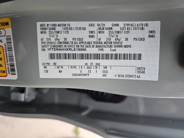 Certified 2024 Ford Ranger XLT w/ Technology Package AWD/4WD image 33
