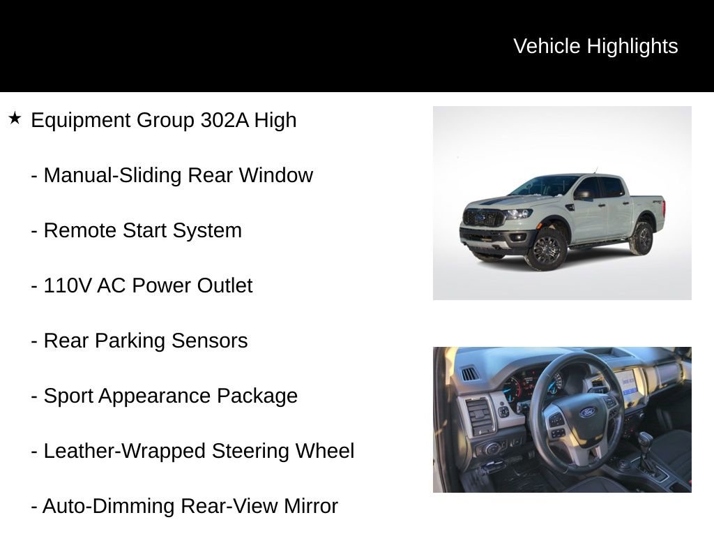 Certified 2023 Ford Ranger XLT w/ Equipment Group 302A High image 6