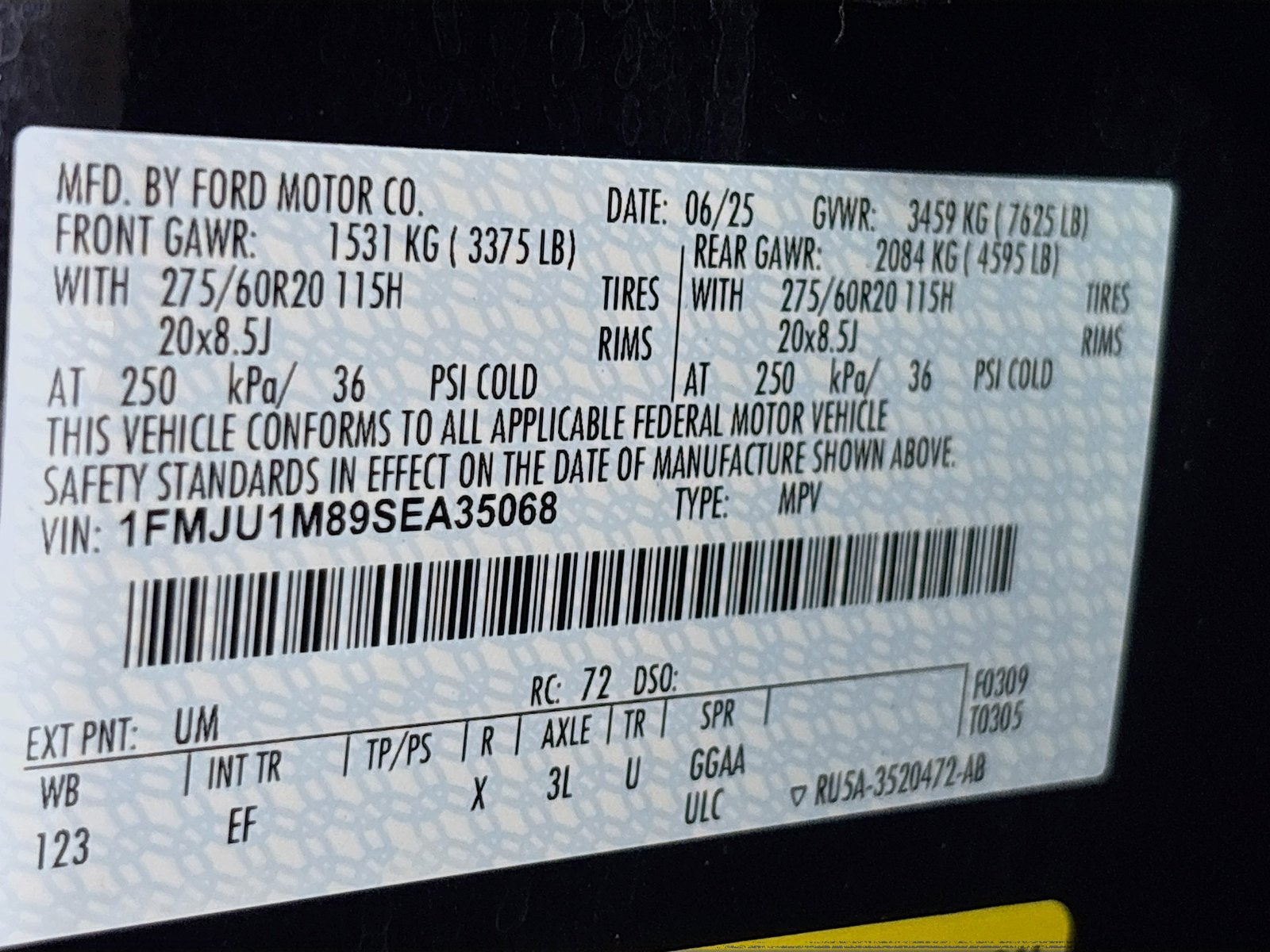 Certified 2025 Ford Expedition Platinum AWD/4WD image 35