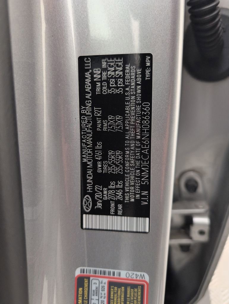 Used 2022 Hyundai Tucson Limited w/ Cargo Package image 49