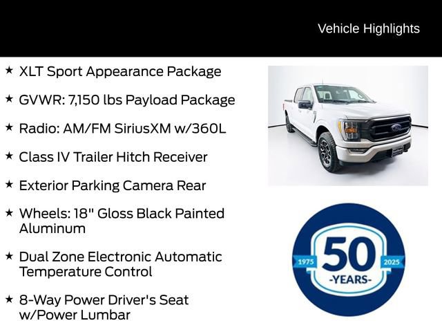 Certified 2023 Ford F150 XLT w/ Equipment Group 302A High image 12