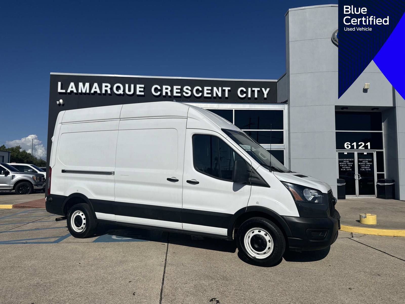 Certified 2022 Ford Transit 250 148 High Roof w/ Load Area Protection Package RWD image 1