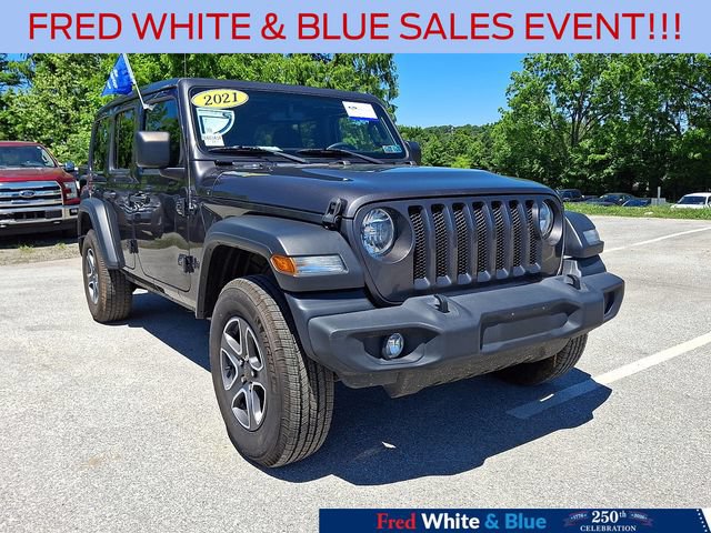 Used 2021 Jeep Wrangler Unlimited Sport w/ Sun And Sound Package AWD/4WD image 2